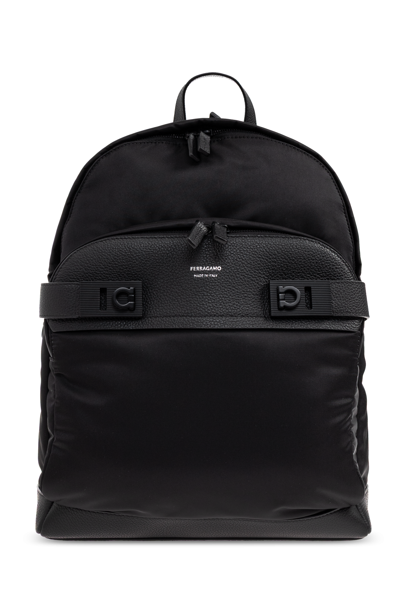 バックパック・リュック Ferragamo Gancini Leather Backpack Ferragamo Men's Embossed Gancini Leather Backpack | Neiman